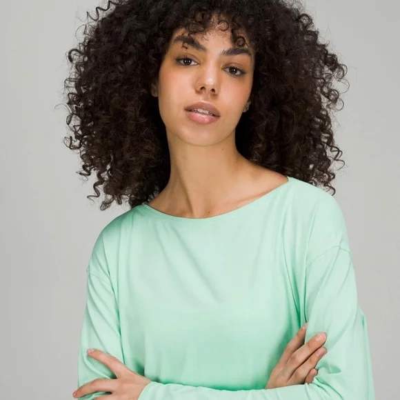 Lululemon Back in Action Long Sleeve Dress Size 8 WLDM - Picture 4 of 4